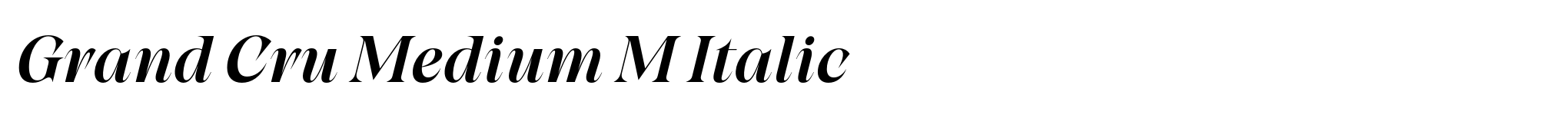 Grand Cru Medium M Italic image
